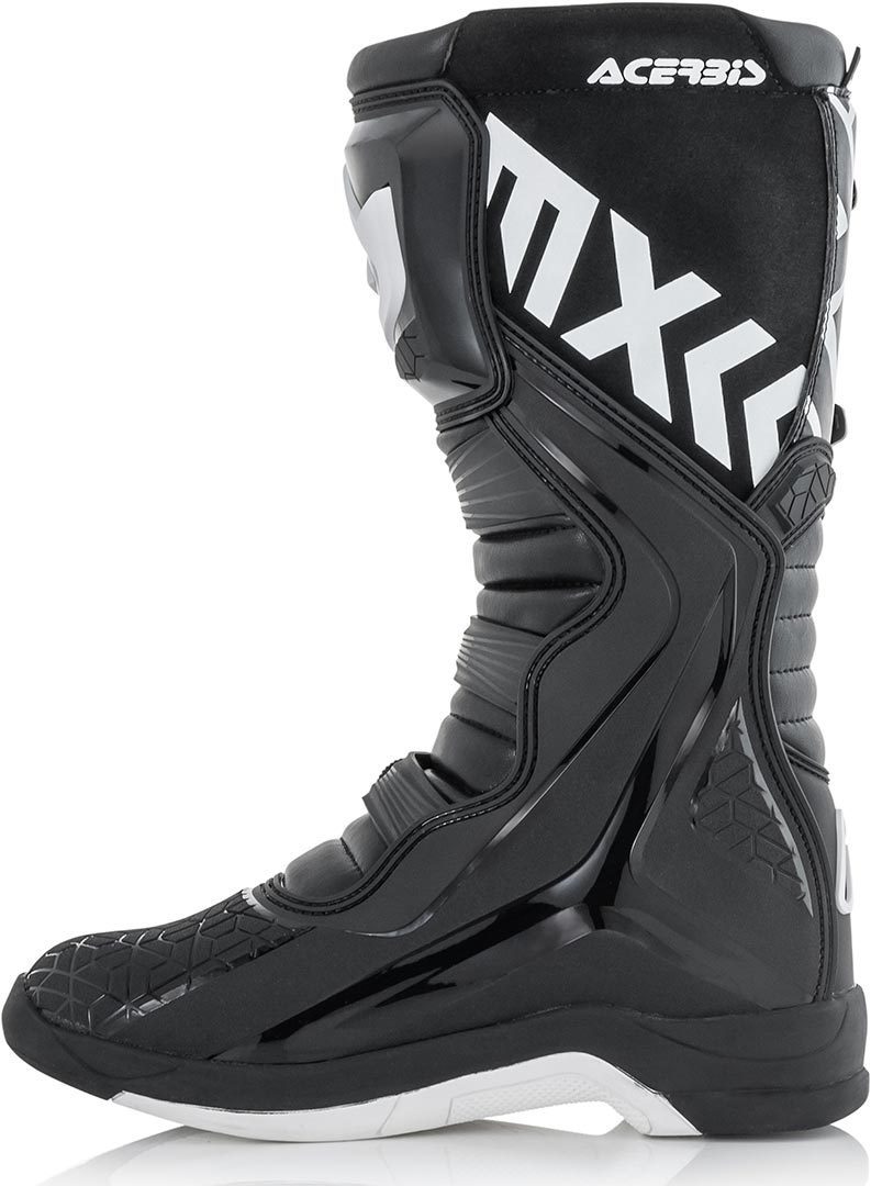 Acerbis X-Team Motocross MX Boots - Black White