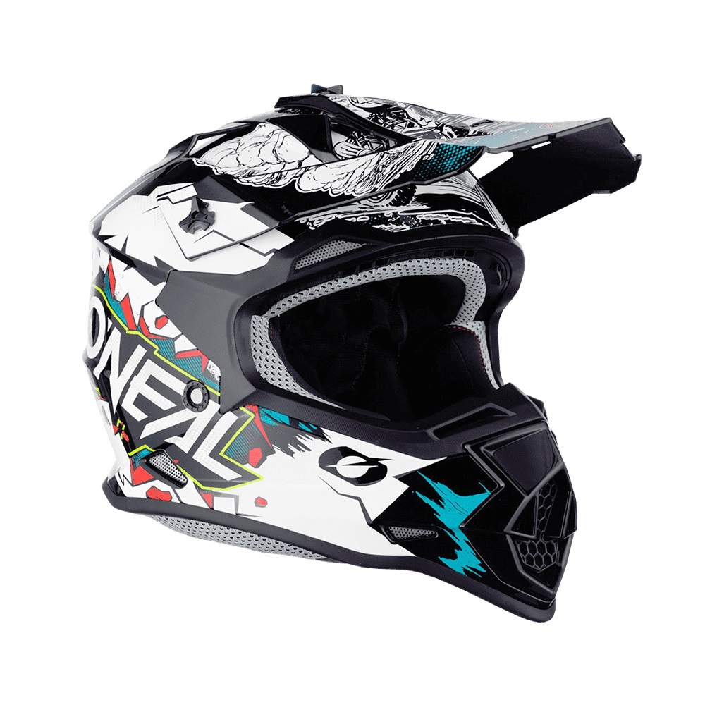 ONEAL 2Series YOUTH HELMET VILLAIN WHITE