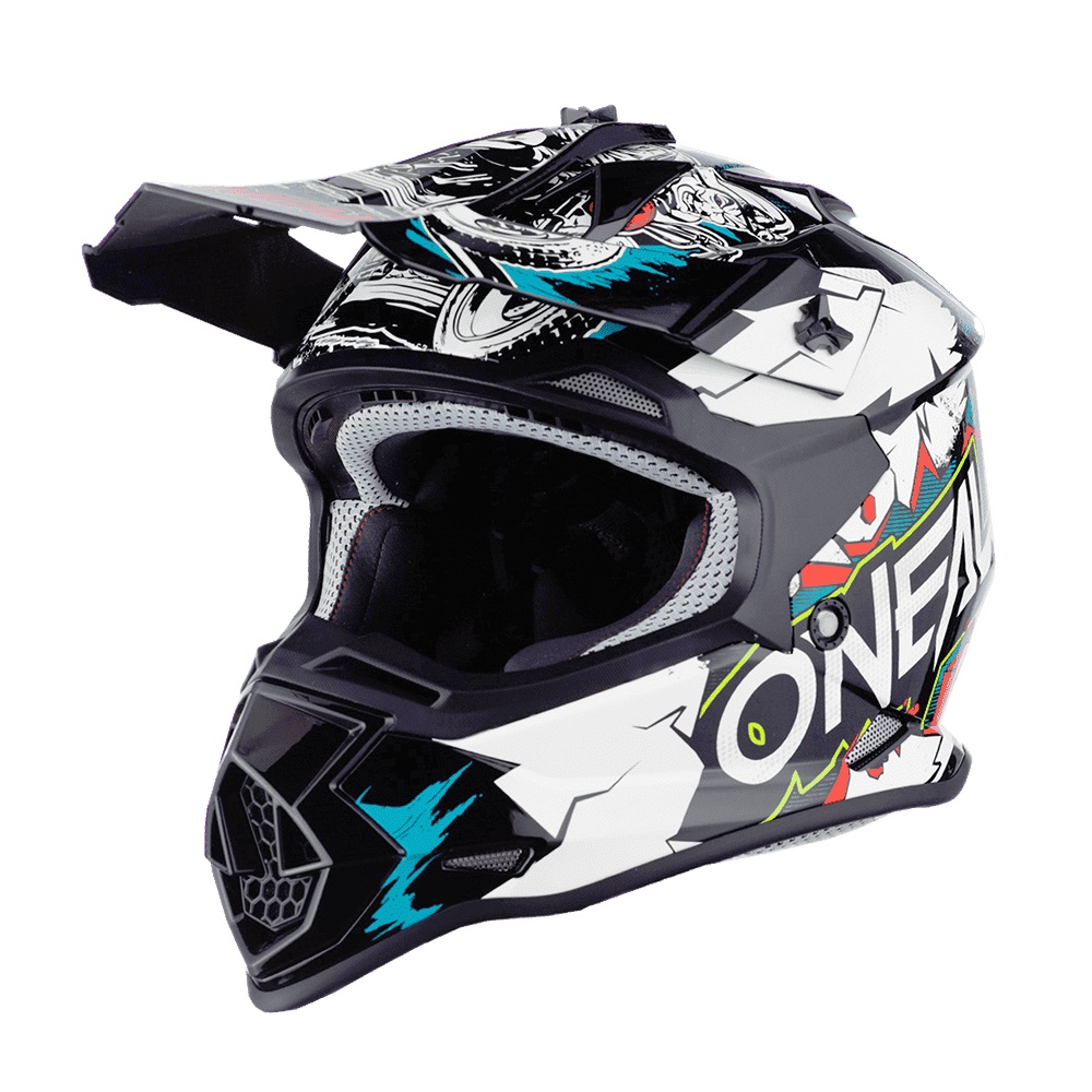 ONEAL 2Series YOUTH HELMET VILLAIN WHITE