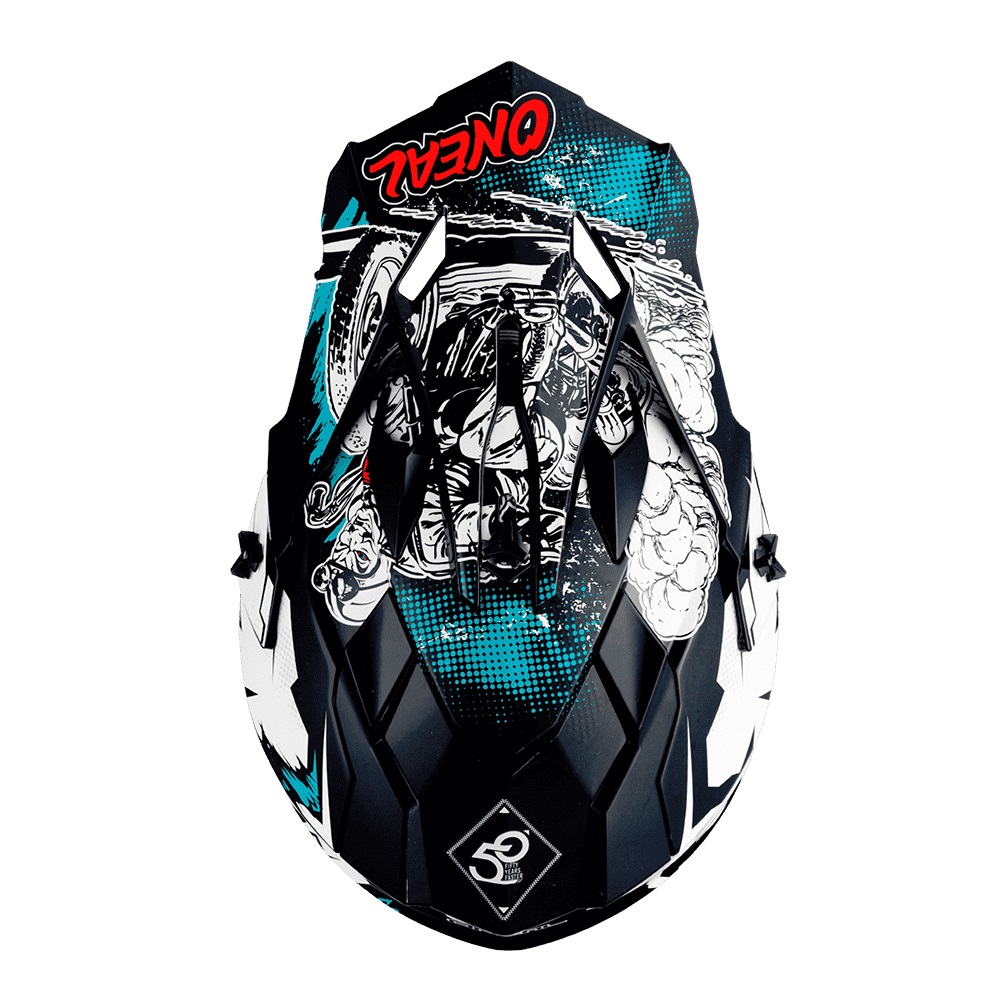 ONEAL 2Series YOUTH HELMET VILLAIN WHITE