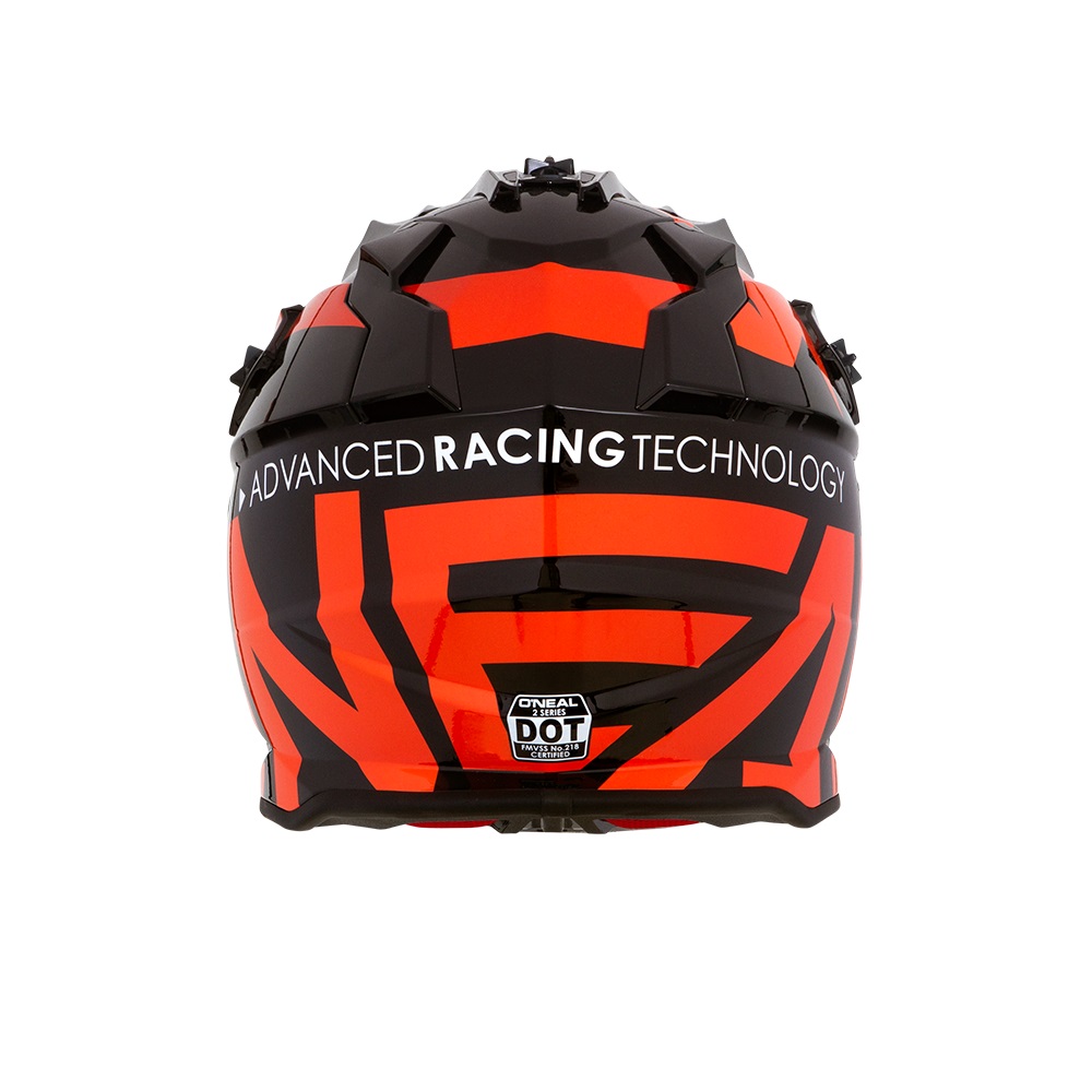 ONEAL 2Series SLICK Kids Motocross Helmet (Black/Orange)