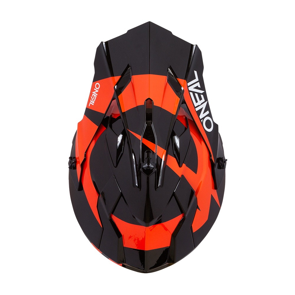 ONEAL 2Series SLICK Kids Motocross Helmet (Black/Orange)