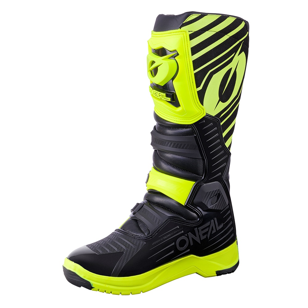 ONEAL RMX Motocross/Enduro Boots (Orange/Grey/Neon Yellow)