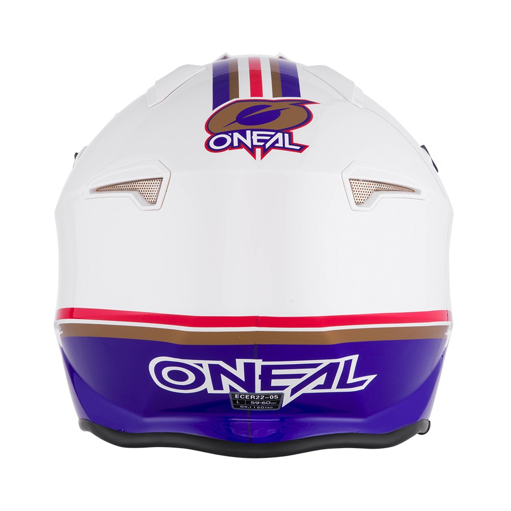 ONEAL Volt Trials Helmet Rothmans - With Drop Down Sun Visor