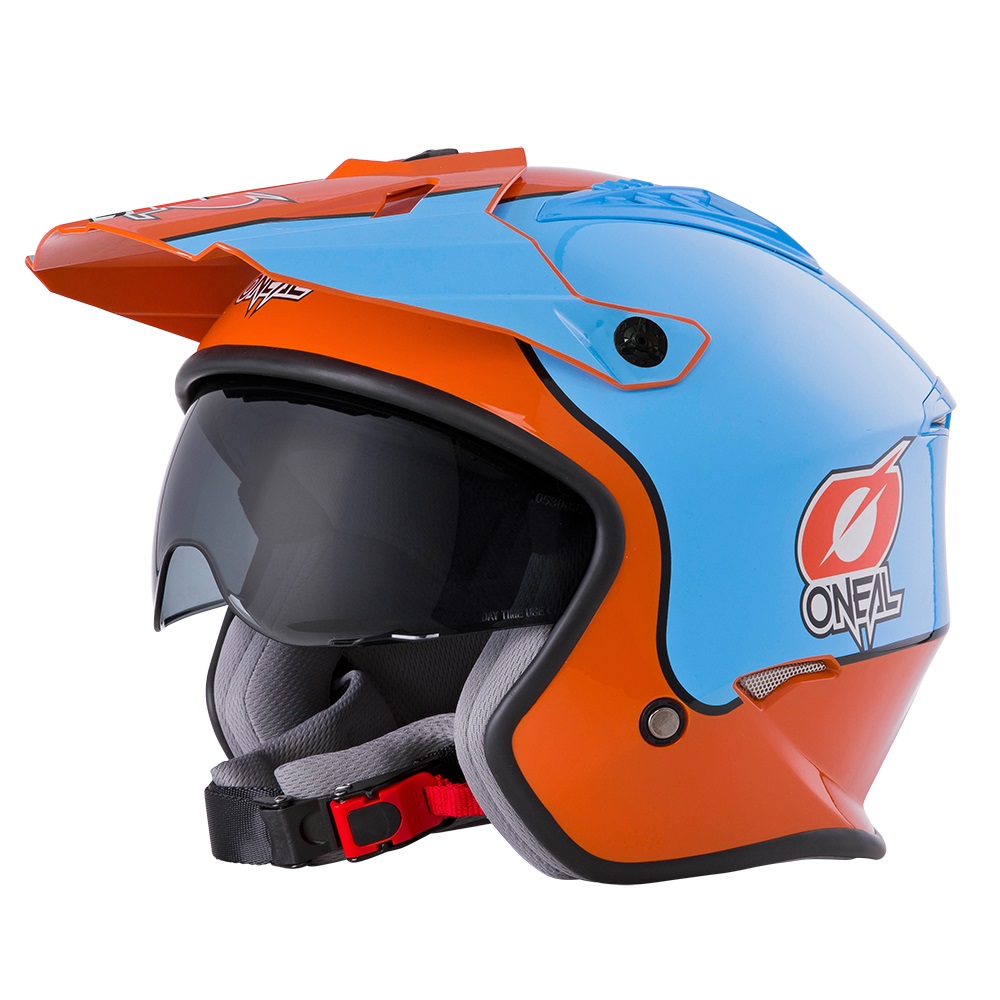 ONEAL Volt Trials Helmet Gulf - With Drop Down Sun Visor