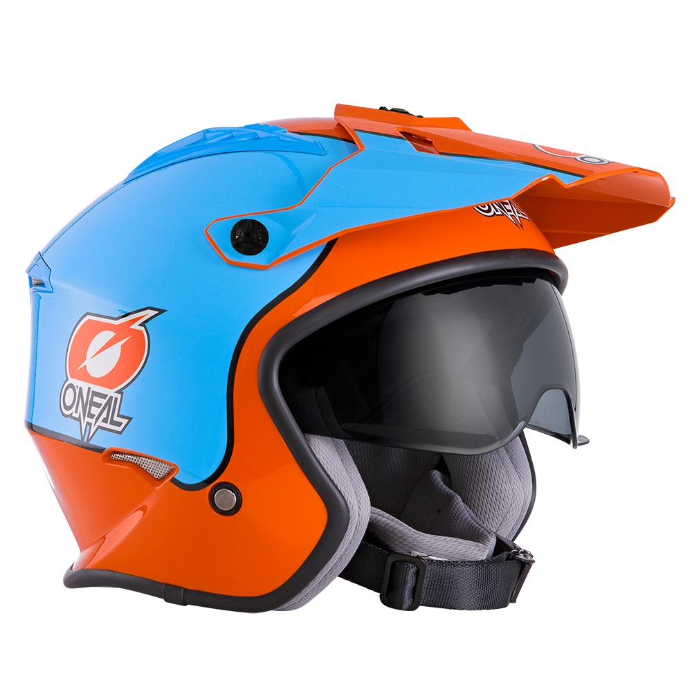 ONEAL Volt Trials Helmet Gulf - With Drop Down Sun Visor