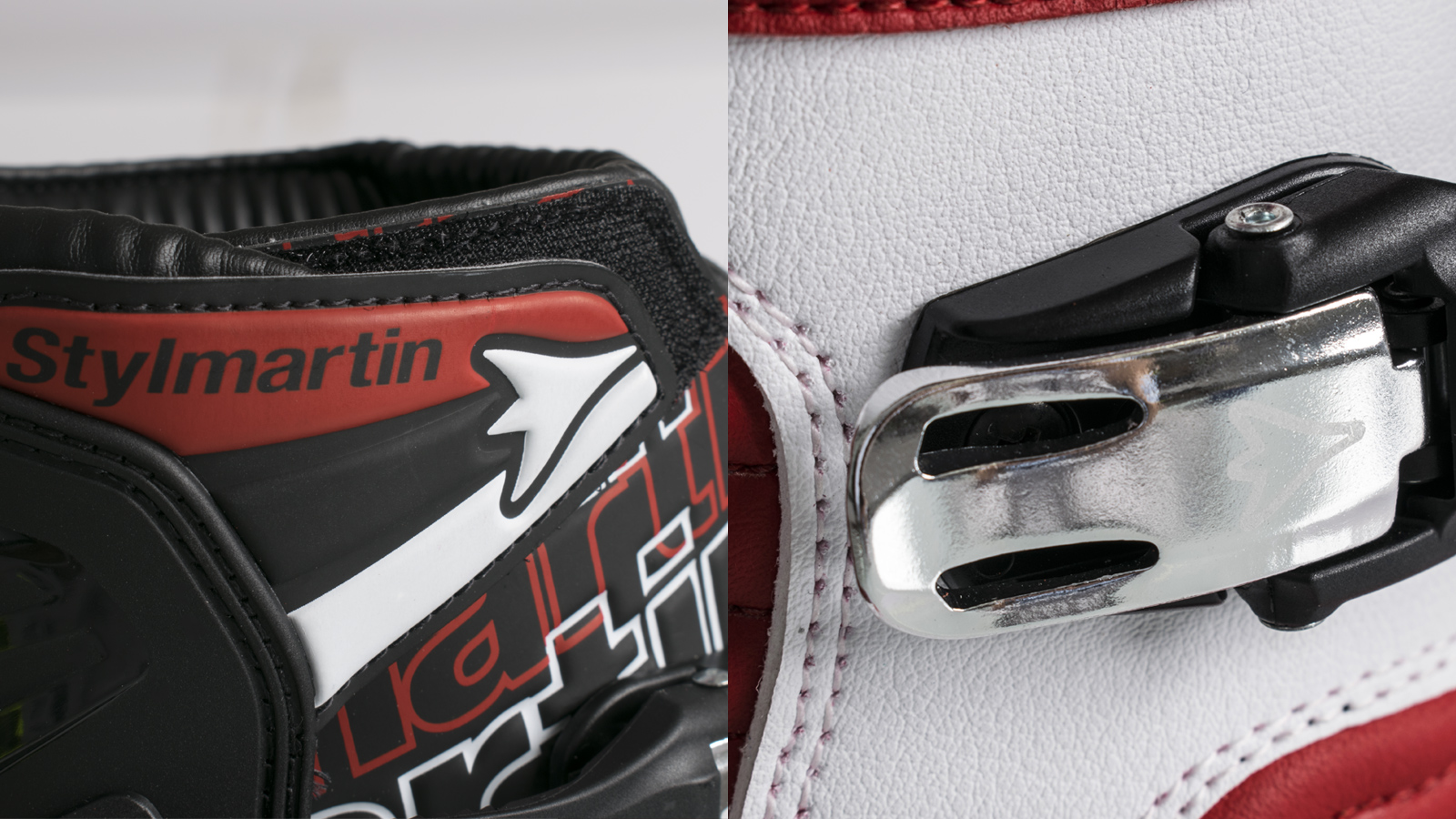 Stylmartin Impact Pro Trial Boots - Red White
