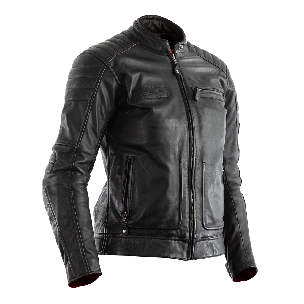 RST Roadster II CE Ladies Leather Jacket - Black