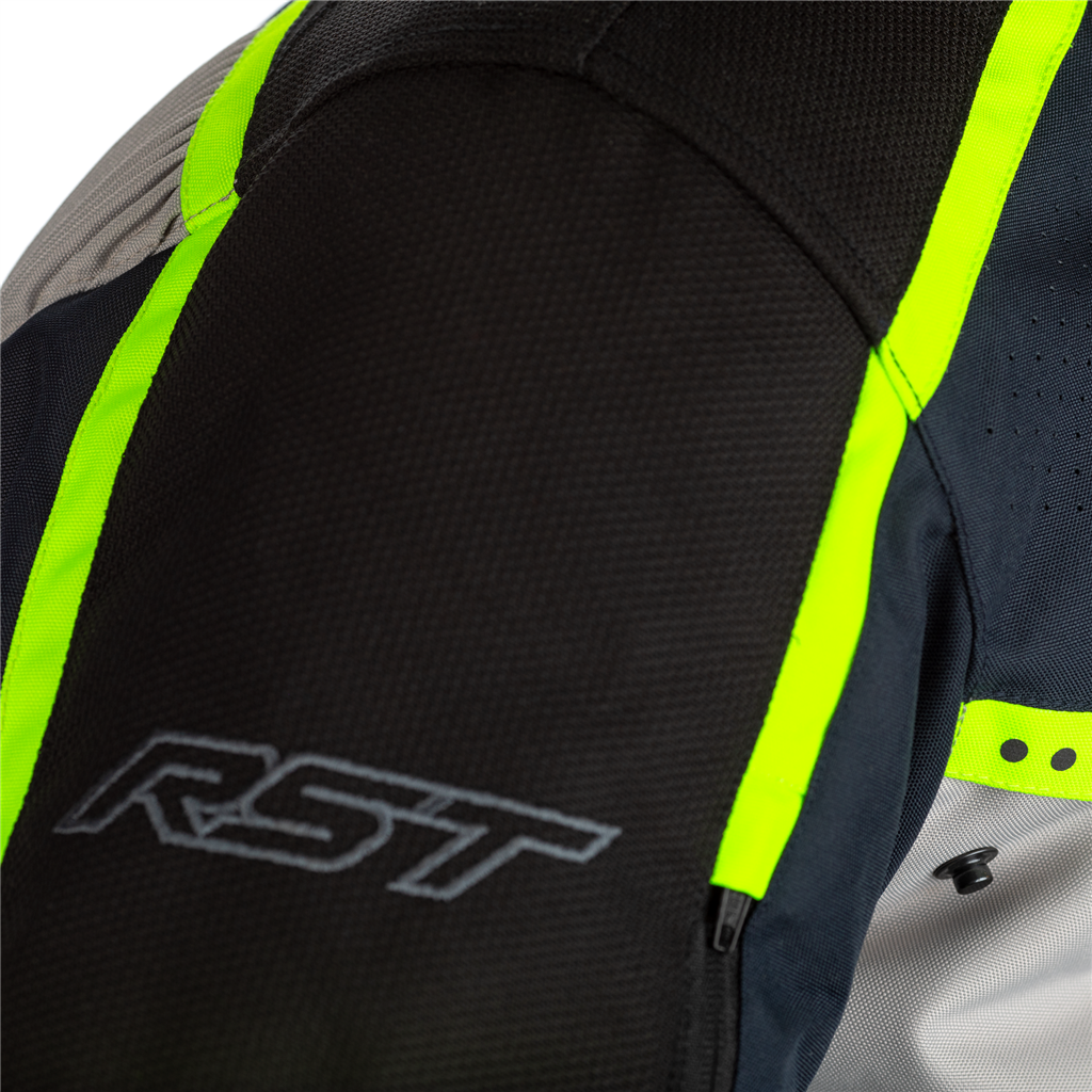 RST Maverick Mens Motorcycle Jacket (Blue/Neon)