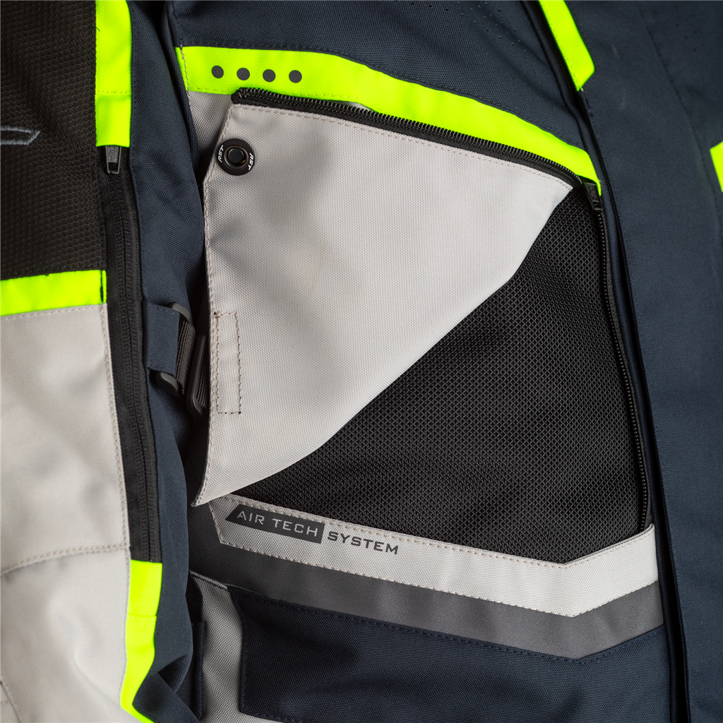 RST Maverick Mens Motorcycle Jacket (Blue/Neon)