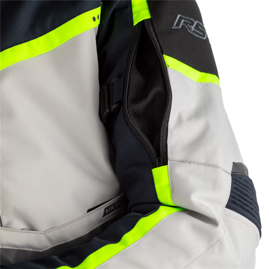 RST Maverick Mens Motorcycle Jacket (Blue/Neon)