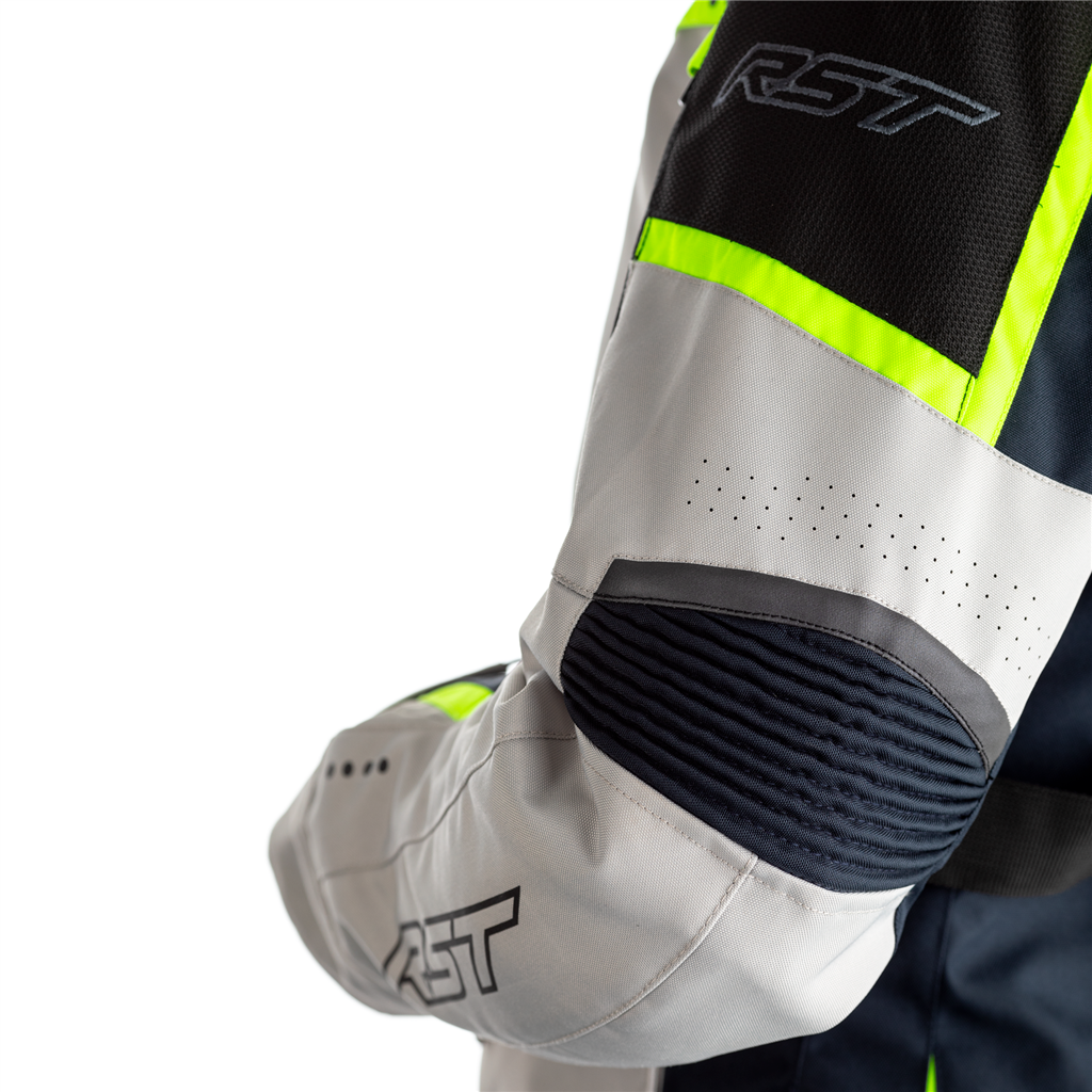 RST Maverick Mens Motorcycle Jacket (Blue/Neon)