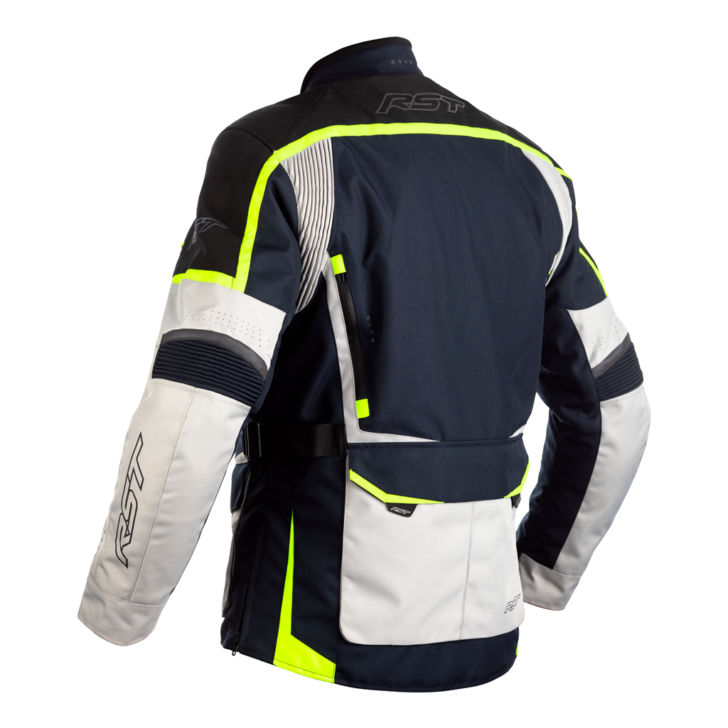RST Maverick Mens Motorcycle Jacket (Blue/Neon)