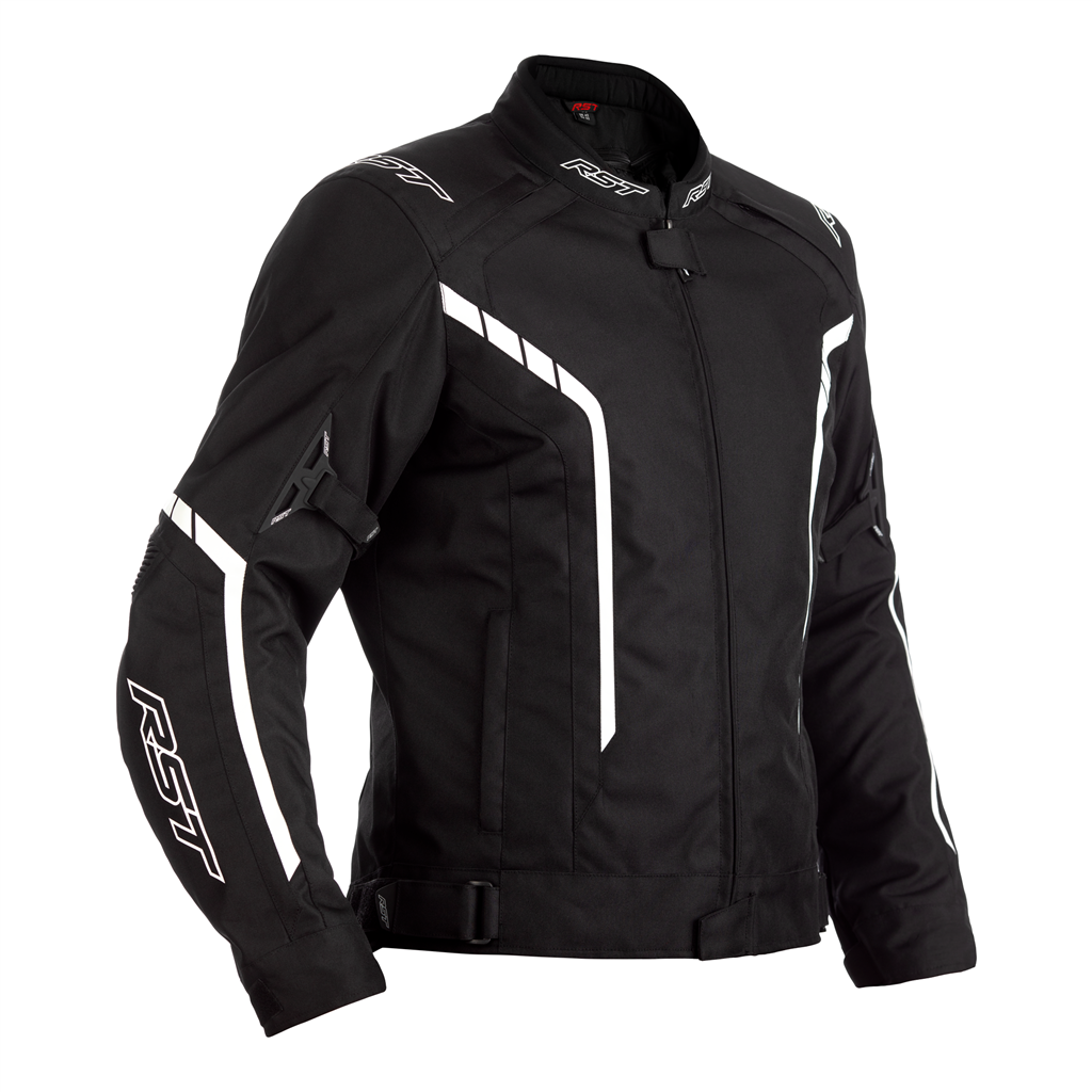 RST Axis Motorcycle Jacket CE (Black/Black/White)