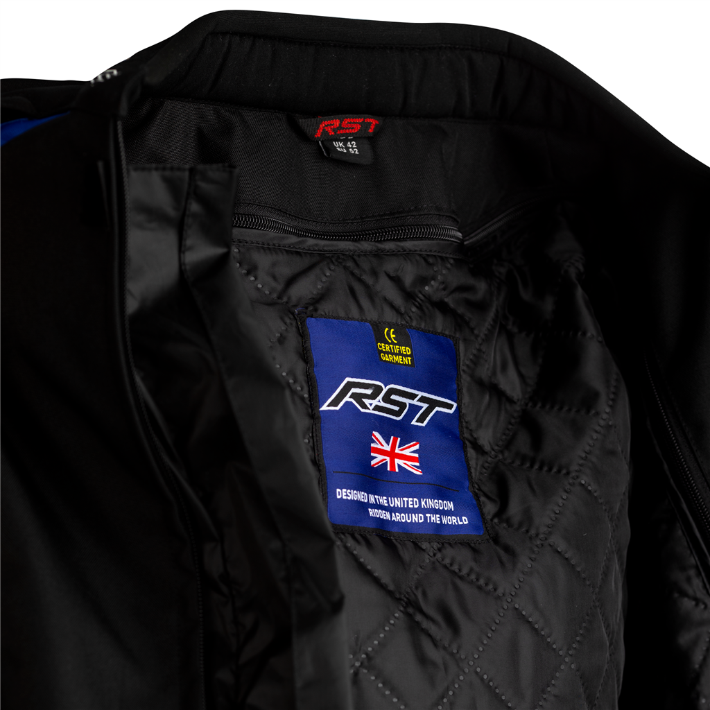 RST Axis Motorcycle Jacket CE (Black/Black/White)