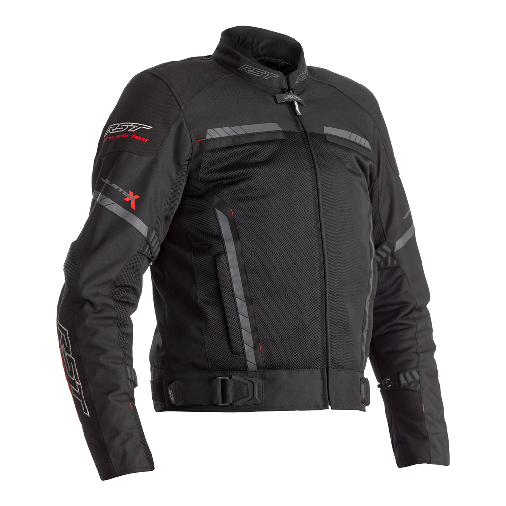 RST Pro Series Ventilator-X Motorcycle Jacket CE (Black/Black)