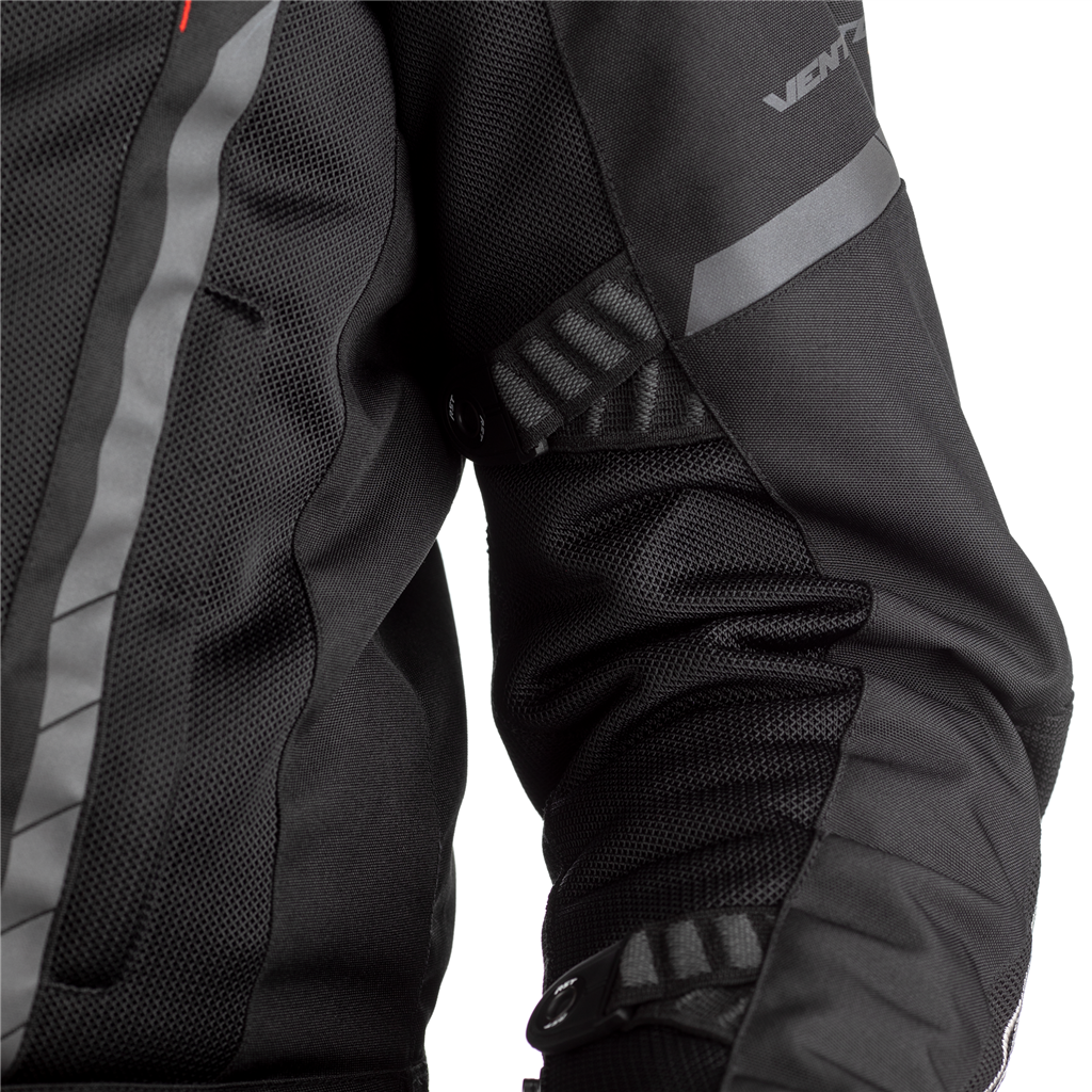 RST Pro Series Ventilator-X Motorcycle Jacket CE (Black/Black)