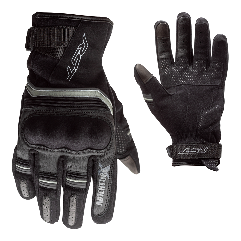 RST Adventure-X Motorcycle Gloves CE (Black / Black)