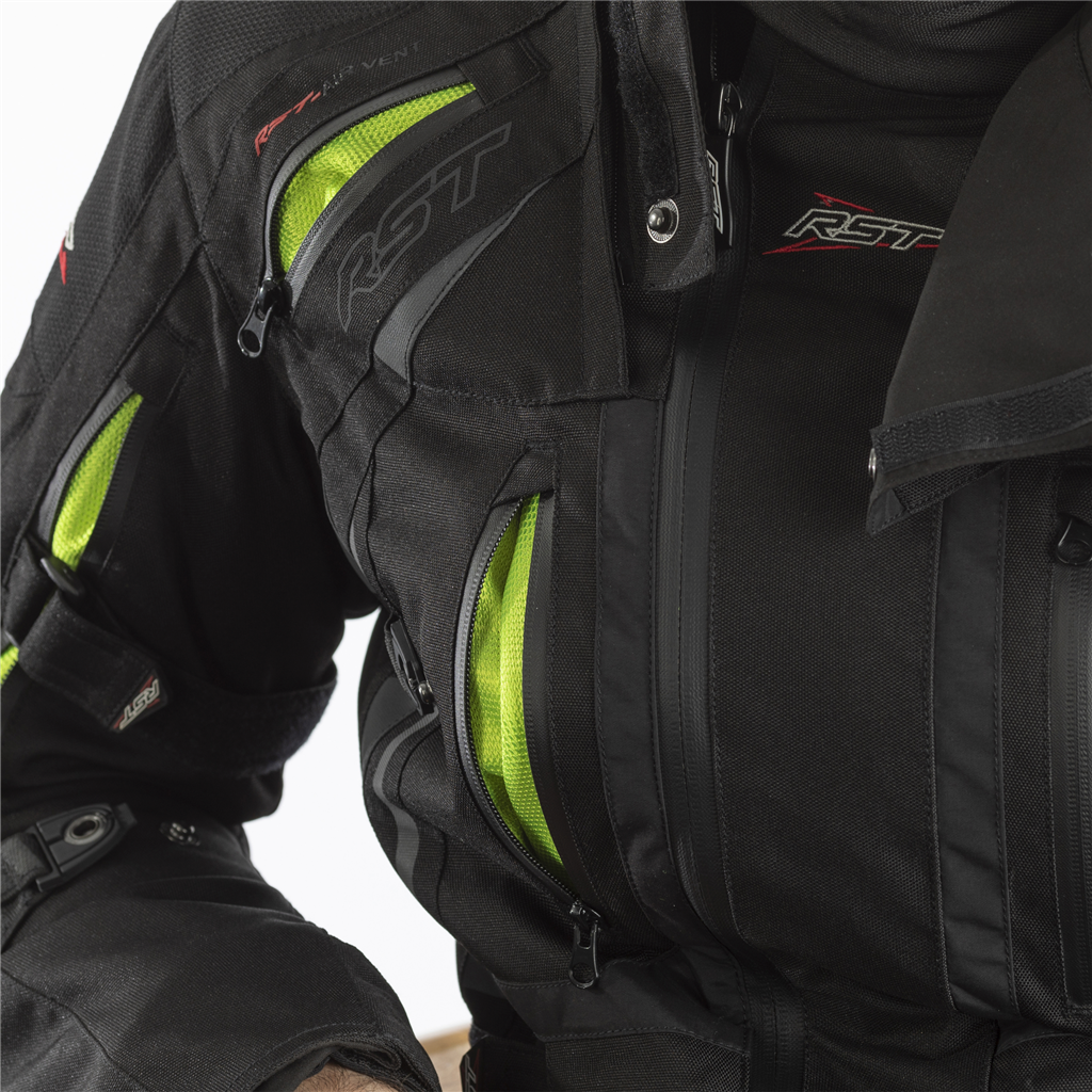 RST Mens Pro Series Paragon V CE Textile Jacket - Black