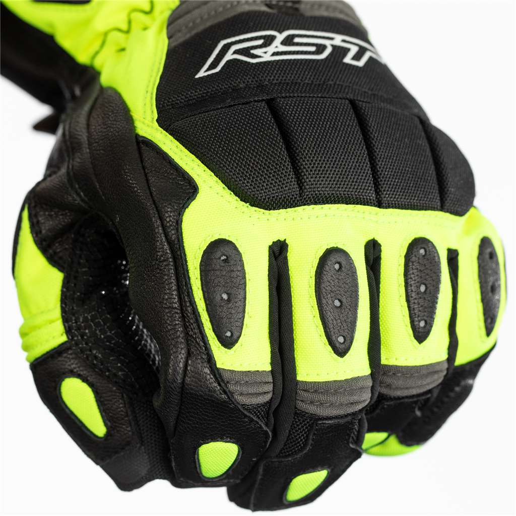 RST Storm WP CE Men's Glove - Black/Flo Yellow