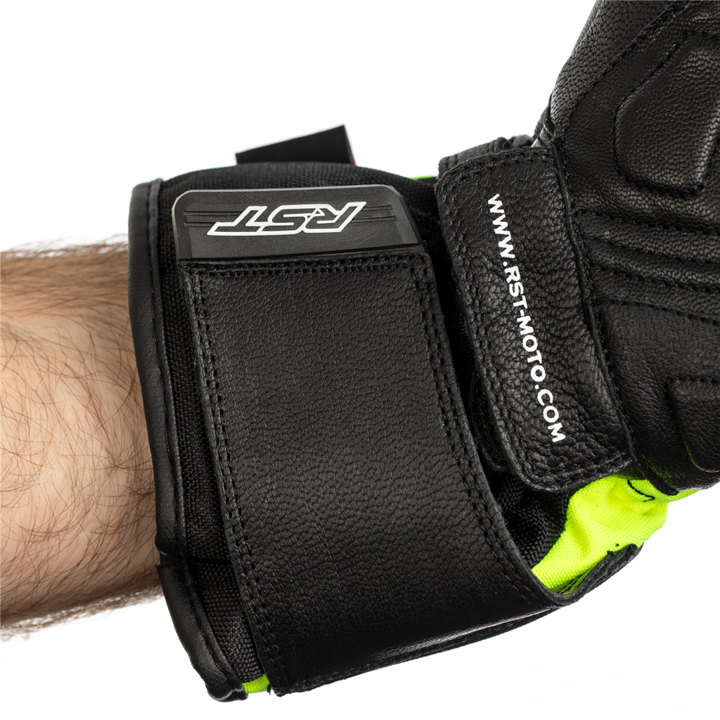 RST Storm WP CE Men's Glove - Black/Flo Yellow