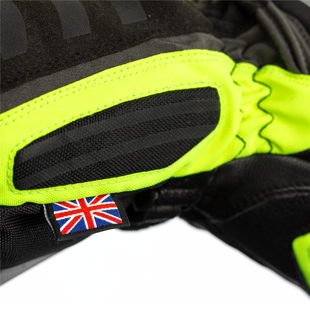 RST Storm WP CE Men's Glove - Black/Flo Yellow