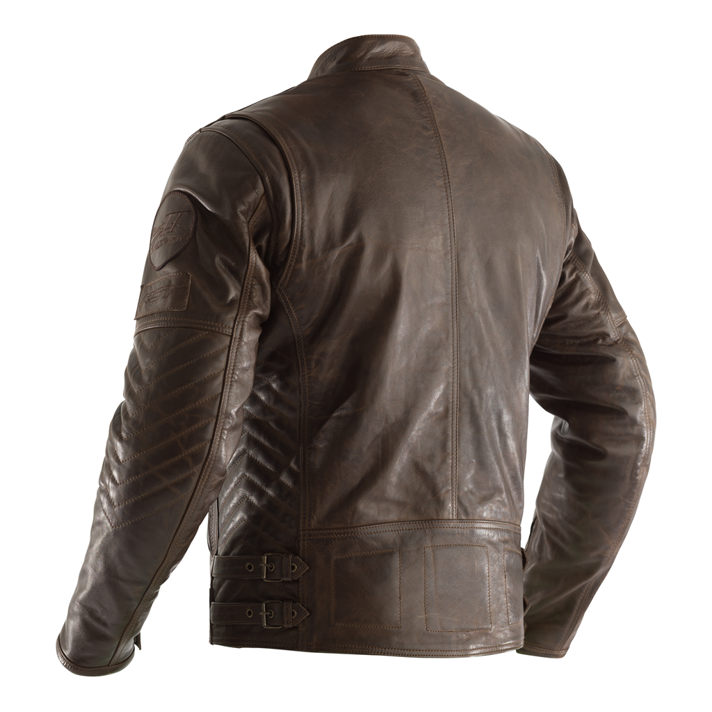 RST Classic TT Retro II CE Men's Leather Jacket - Brown