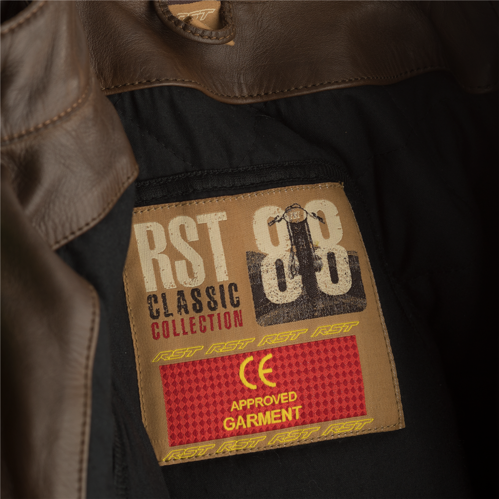 RST Classic TT Retro II CE Men's Leather Jacket - Brown