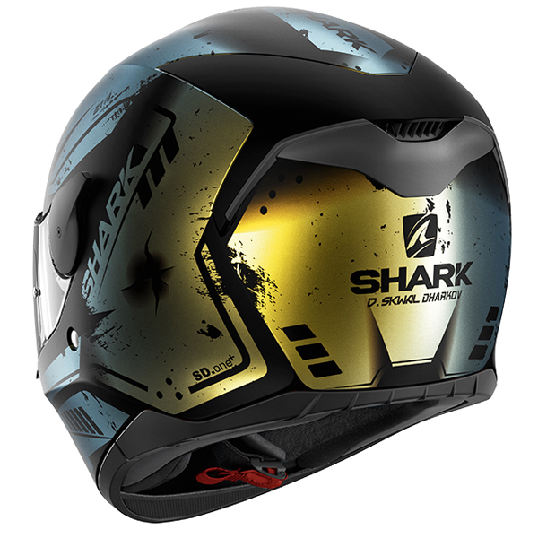 SHARK D-SKWAL Dharkov Purple/Gold Motorcycle Helmet