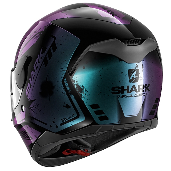 SHARK D-SKWAL Dharkov Purple/Gold Motorcycle Helmet