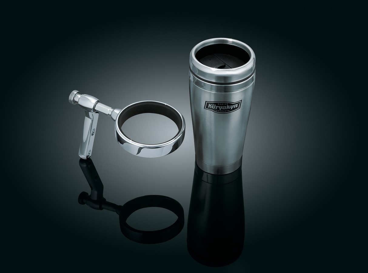 Kuryakyn Stainless Steel Mug Drink Holder