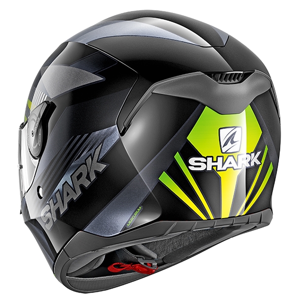 Shark D-Skwal Mercurium Motorcycle Helmet Green