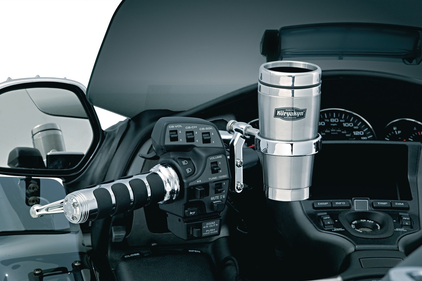 Kuryakyn Stainless Steel Mug Drink Holder