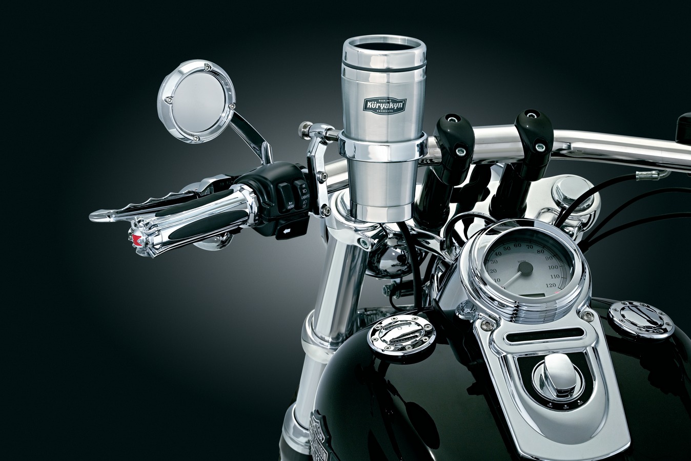Kuryakyn Stainless Steel Mug Drink Holder