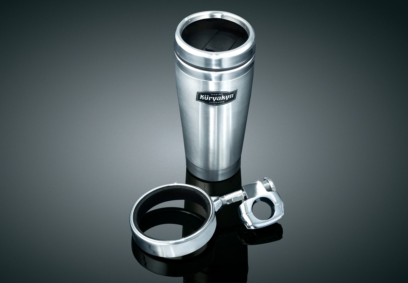 Kuryakyn Stainless Steel Mug Drink Holder