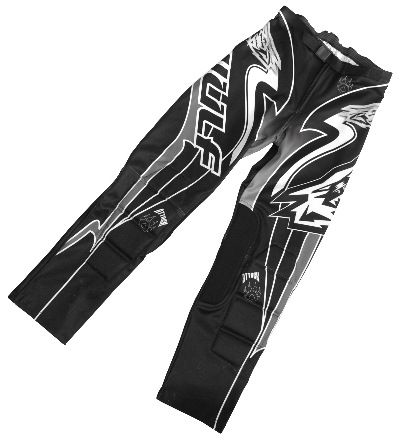 Wulfsport Trials Pants Attack Black Grey