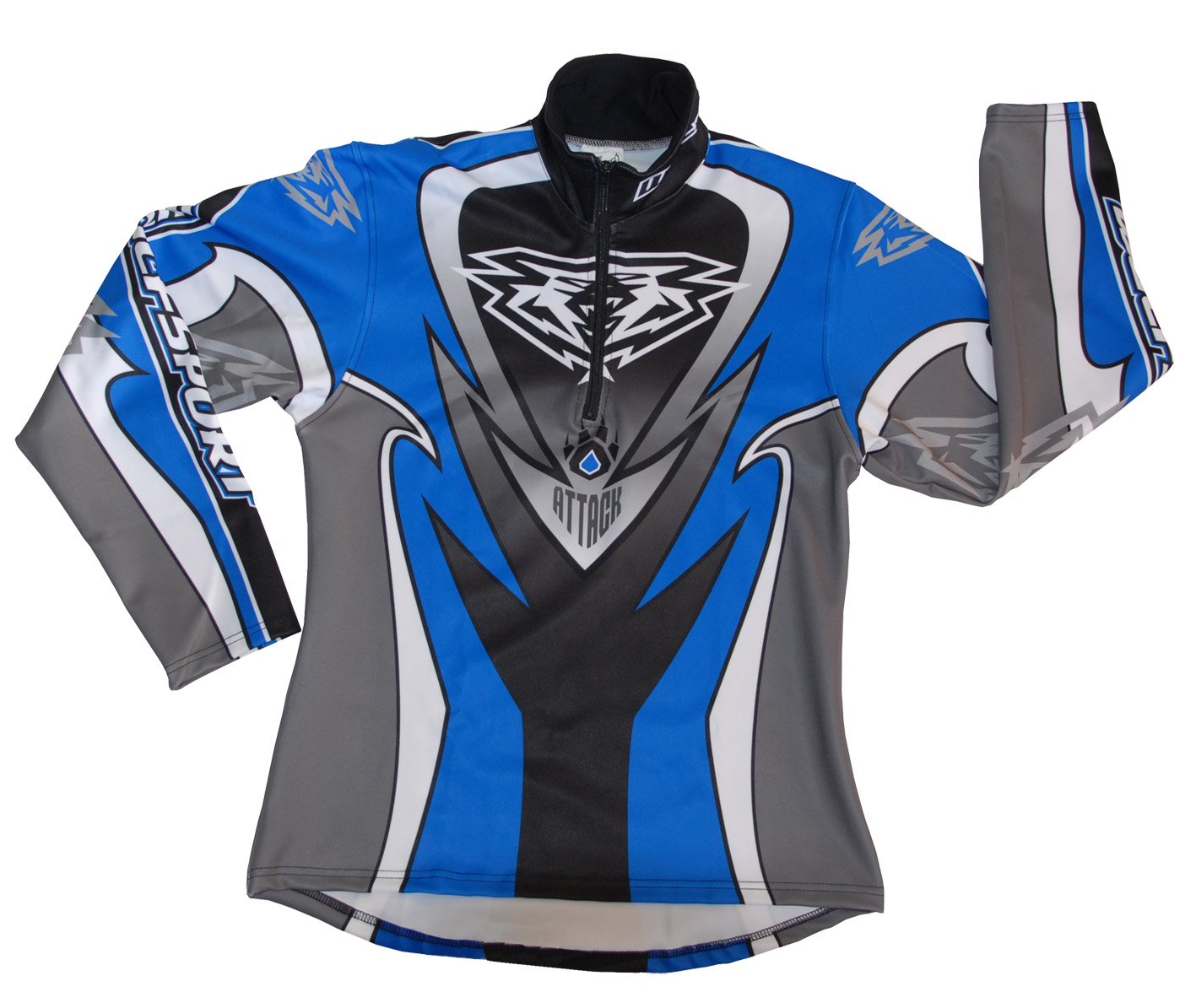 Wulfsport Trials Shirt Attack Blue Black