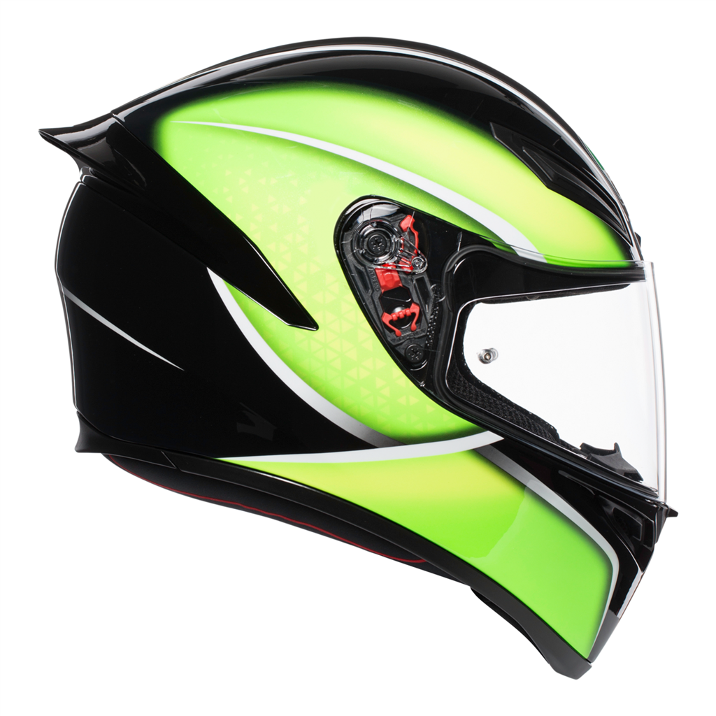 AGV K1 Qualify - Black/Lime Motorcycle Helmet