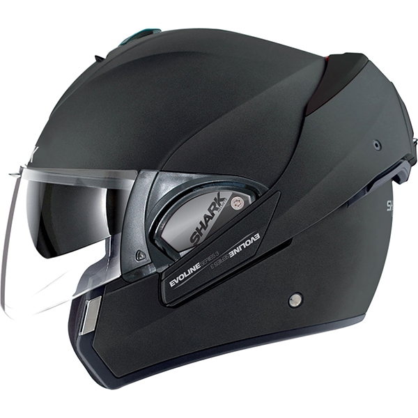 SHARK Evoline S3 Mat Black Flip Front Helmet