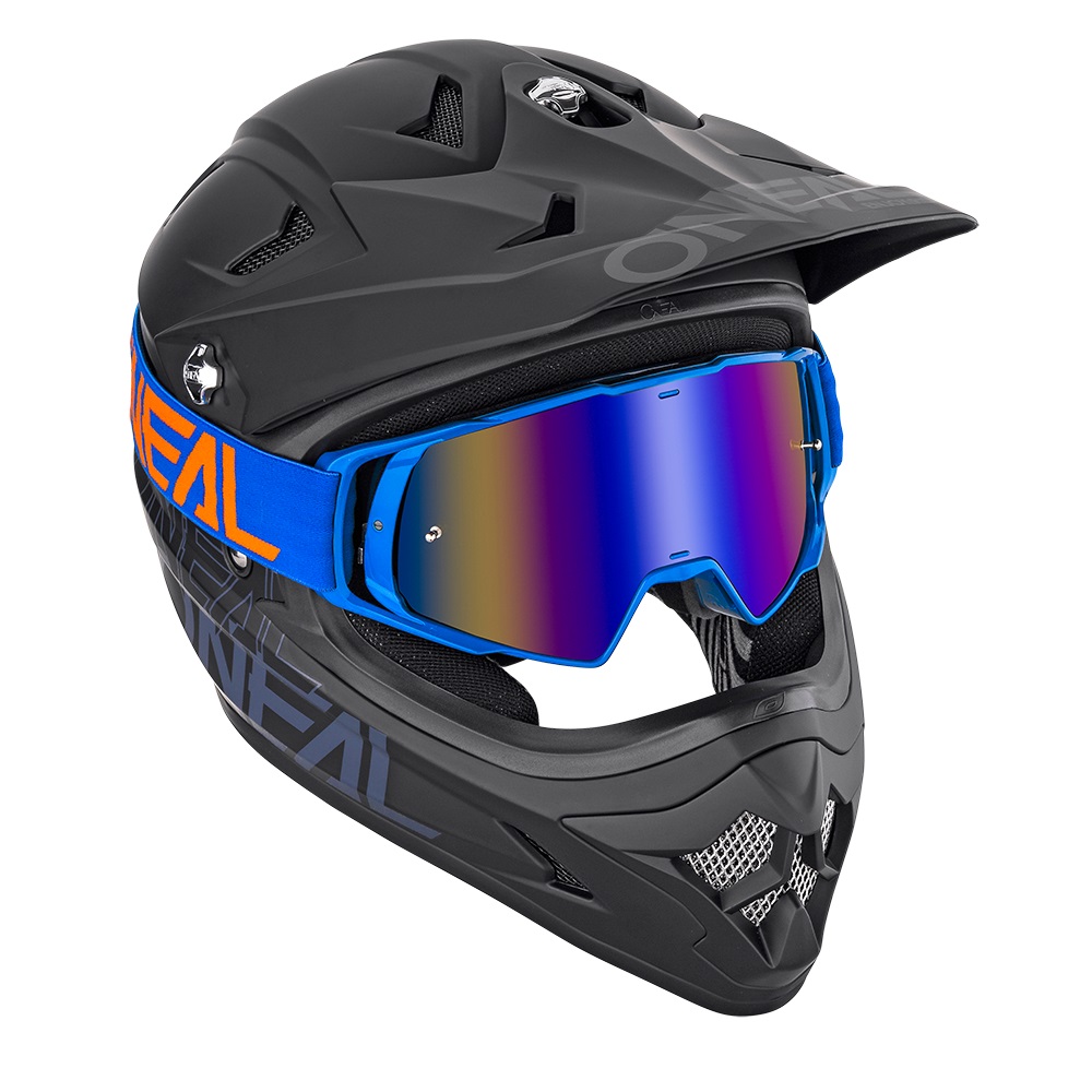 ONEAL B-20 Goggle FLAT Blue/Orange - Radium