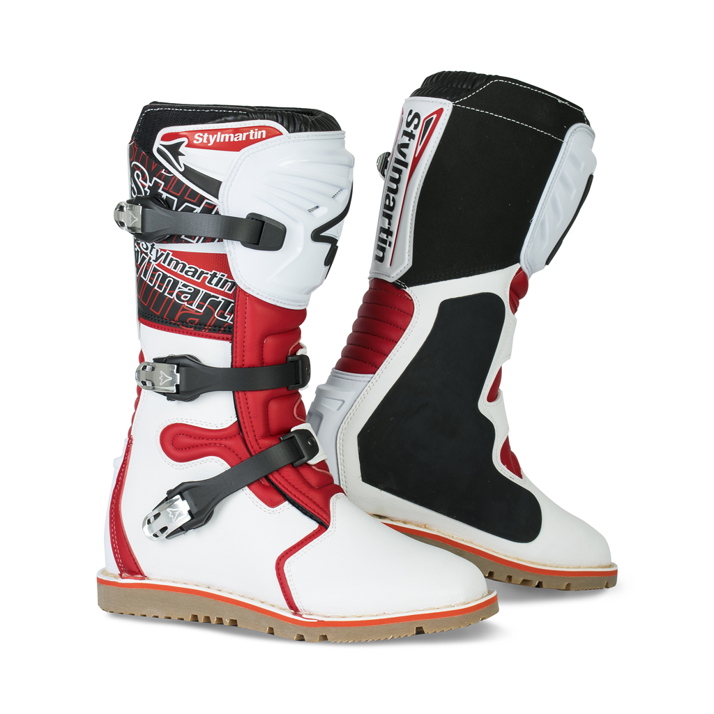 Stylmartin Impact Pro Trial Boots - Red White