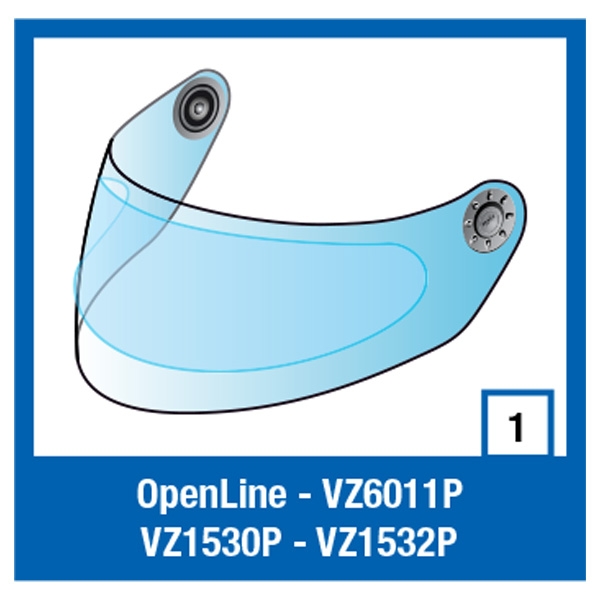 Shark Clear Pinlock S600/700//S900/OPEN/RIDILL