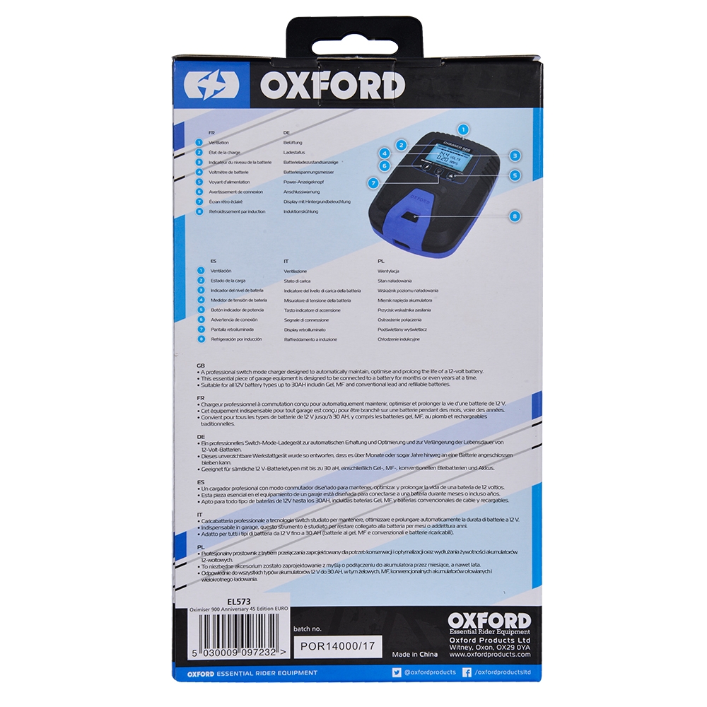 Oxford Products Oximiser 3X Advanced Battery Management System