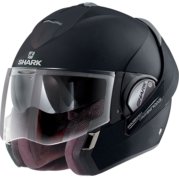 SHARK Evoline S3 Mat Black Flip Front Helmet