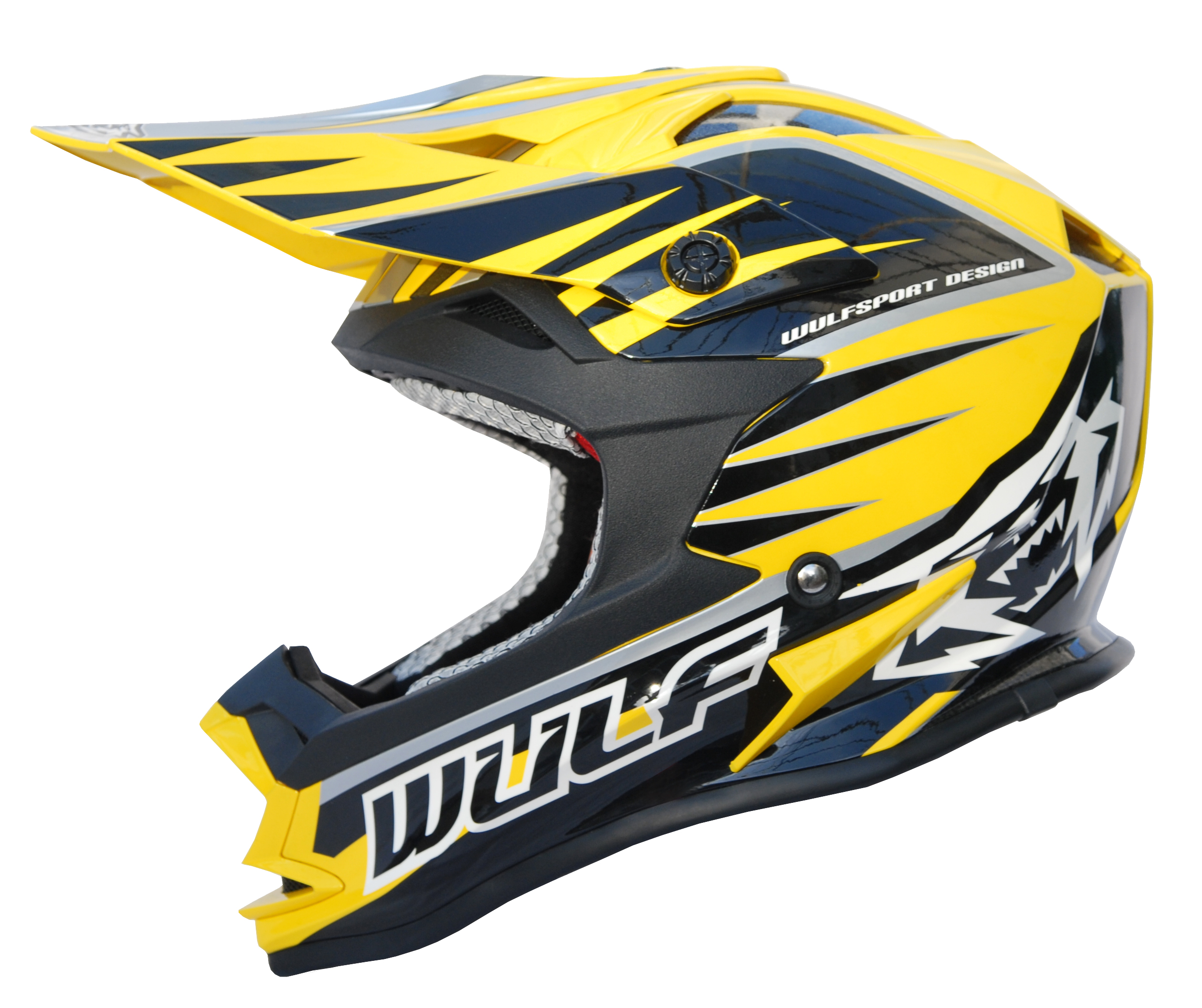 Wulfsport Wulf Advance Helmet Adults Yellow