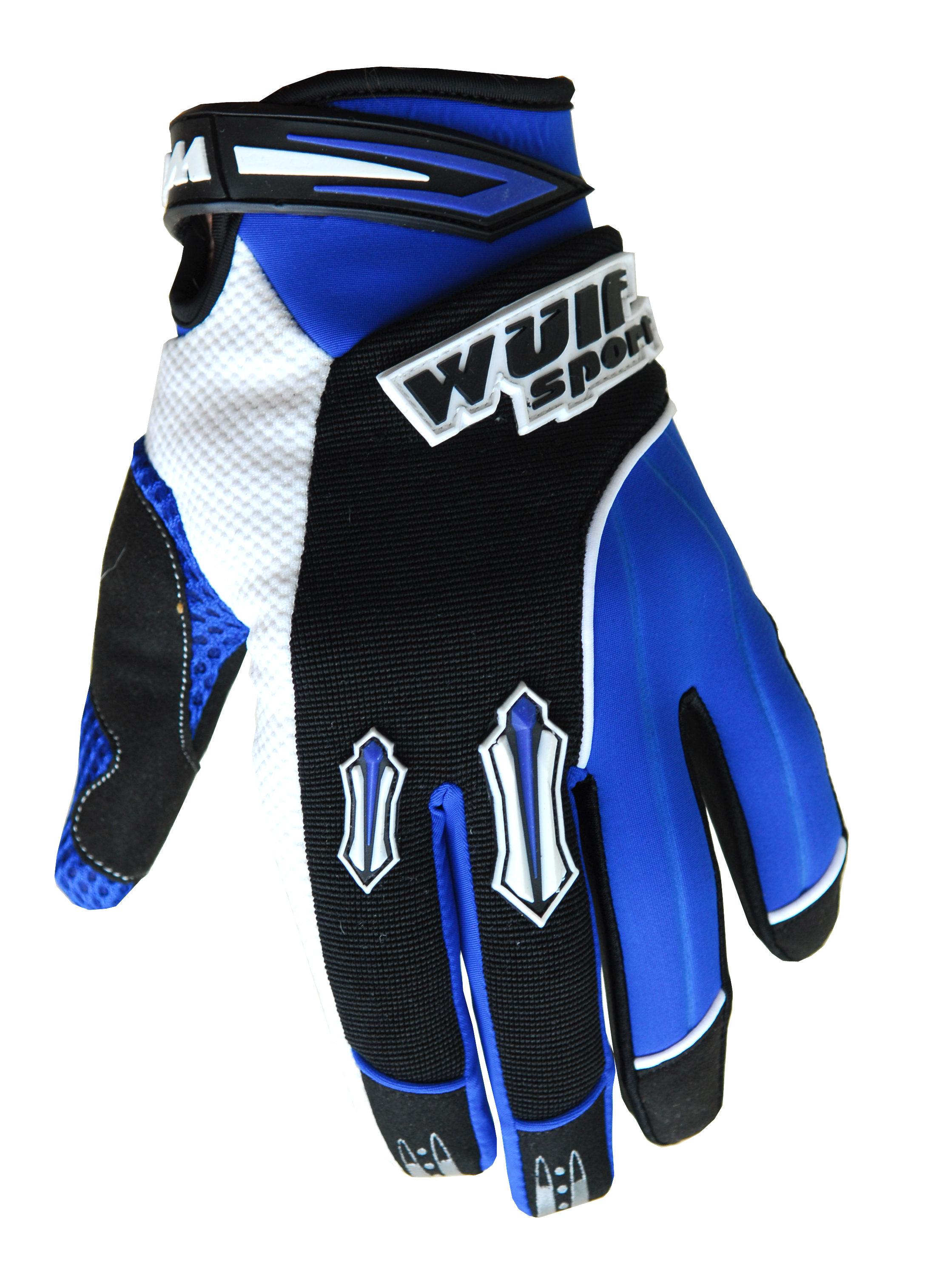 Wulfsport Kids Stratos Gloves Blue/Black/Red