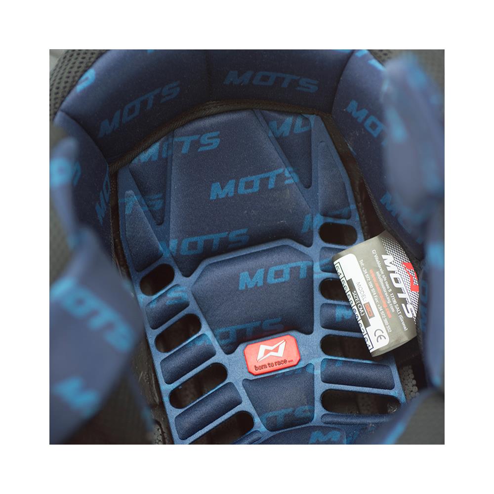 Mots GO2 Race Trials Helmet Red/Fluo Yellow