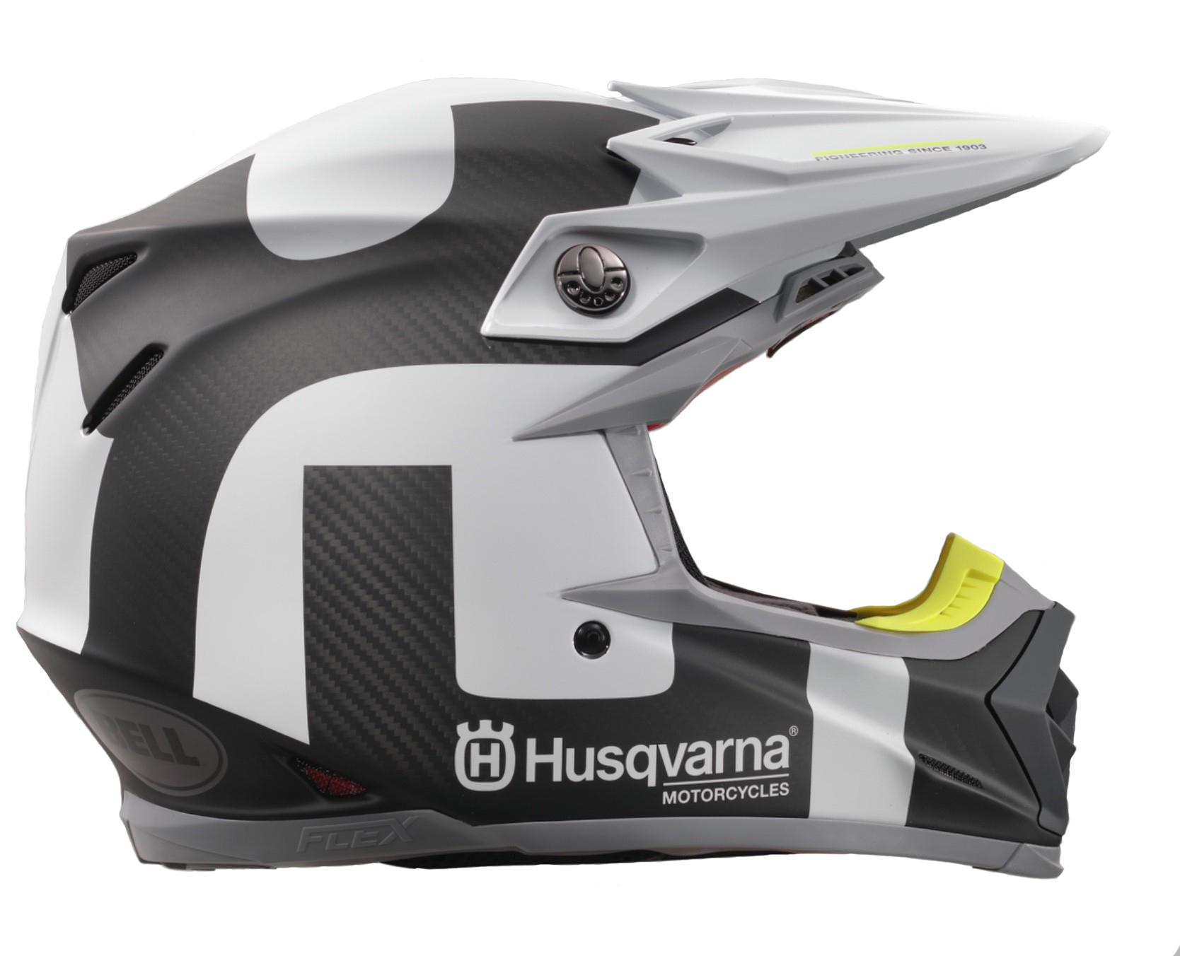 Husqvarna BELL Carbon Moto 9 Flex Railed Helmet
