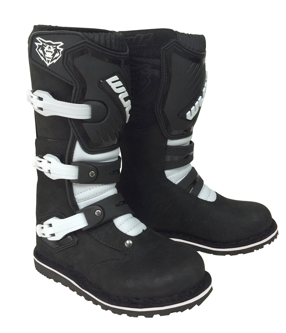 Wulfsport Cub Kids Trials Boots Black