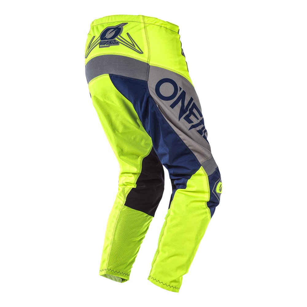 ONEAL ELEMENT Pants Factor Grey/Blue/Neon Yellow